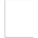 Floor Mat - Paper Plain White - 50#, Box of 1000.