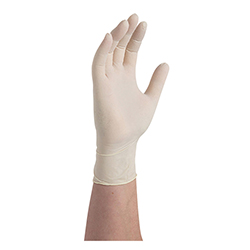 Latex Gloves - Large - Powder Free, Box of 100