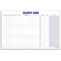 Guest Log- 100 Sheets - 11" x 17" -  Qty. 1