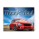 Thank You Card - Patriotic Car - Qty. 50