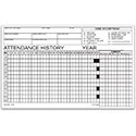 Employee Attendance Tracker Form - Qty of 50