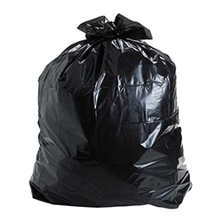 Trash Bags - 55-60 Gallon Black -1.5 mil - 38" x  58" - Qty. 100 

