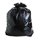 Trash Bags - 12-16 Gallon - .7 mil - Black - 24"  x  33" - Qty. 500
