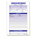 Vehicle Get Ready Form - 5 1/2"  X 8 1/2 " - Qty. 100