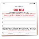 Due Bill Form - 3 Part - IMPRINTED -Qty 1 each