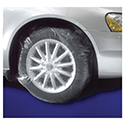 Tire Masker - Large, Clear, Contoured -  45" x 40", Qty. 50