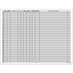 Route Sheet - RS-57 - 57 Line, 17" x 22" 50 Per Pad