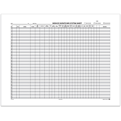 Route Sheet - SDSS - 47 Line, 17" x 22" 50 Per Pad