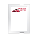 ROLL LABELS - RED - RETURN FOR SERVICE