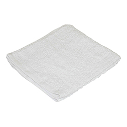 Shop  Towels - White Terry Cloth - 14" x 17" - Qty 12