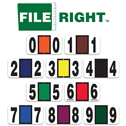 File Right Number Labels