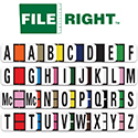 File Right Alphabet Labels