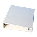 Vinyl Binder for Ring Book Color-Code Items (White)