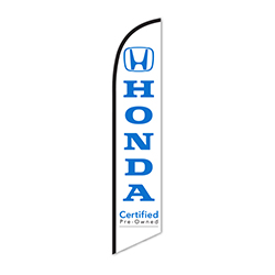 Swooper Banner - HONDA CERTIFIED - Qty. 1