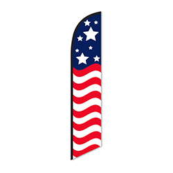 Swooper Banner - AMERICAN FLAG 8 STARS - Qty. 1