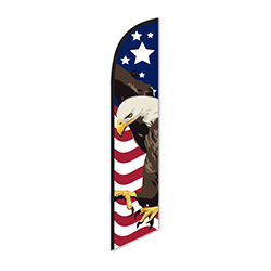 Swooper Banner - AMERICAN FLAG EAGLE - Qty. 1