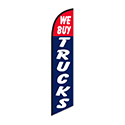 Swooper Banner - WE BUY TRUCKS - Qty. 1