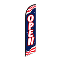 Swooper Banner - OPEN (Red, White & Blue) - Qty. 1