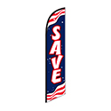 Swooper Banner - SAVE (Red, White & Blue) - Qty. 1