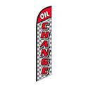 Swooper Banner - OIL CHANGE (Checkered) - Qty. 1