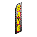 Swooper Banner - SAVE (Red & Yellow) - Qty. 1