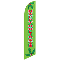 Swooper Banner - HAPPY HOLIDAYS - Qty. 1