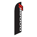 3-D Swooper Banner - Dodge - Qty. 1