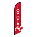 3-D Swooper Banner - Toyota - Qty. 1