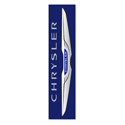 Flat Top Swooper Banner - CHRYSLER LRG  - Qty. 1