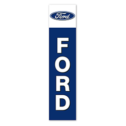 Flat Top Swooper Banner - FORD - Qty. 1