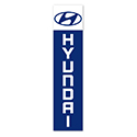 Flat Top Swooper Banner - HYUNDAI - Qty. 1