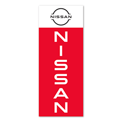 Flat Top Swooper Banner - NISSAN LRG - Qty. 1