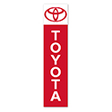 Flat Top Swooper Banner - TOYOTA - Qty. 1