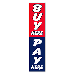 Flat Top Swooper Banner - BUY/PAY HERE LRG - Qty. 1