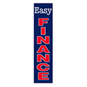 Flat Top Swooper Banner - EASY FINANCE - Qty. 1