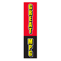 Flat Top Swooper Banner - GREAT MPG - Qty. 1