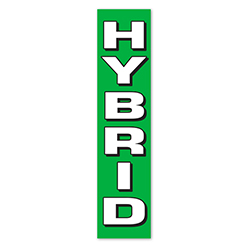 Flat Top Swooper Banner - HYBRID LRG - Qty. 1