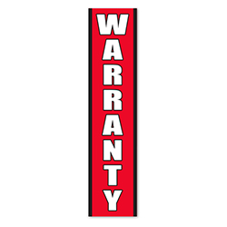 Flat Top Swooper Banner - WARRANTY - Qty. 1