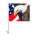 Standard Clip-On Flag - Patriotic with Eagle - Qty. 1