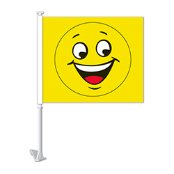 Standard Clip-On Flag - Smiley Face - Qty. 1