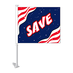 Standard Clip-On Flag - SAVE - Qty. 1