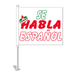 Standard Clip-On Flag - Se Habla Espanol - Qty. 1