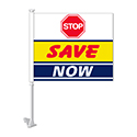 Standard Clip-On Flag - Stop Save Now - Qty. 1