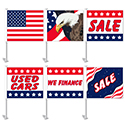 Clip on Window Flags - Patriotic