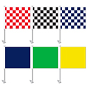 Clip on Window Flags - Solids / Checkered