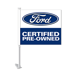 Manufacturer Clip-On Flag - Ford Certified Pre Owned - Qty. 1