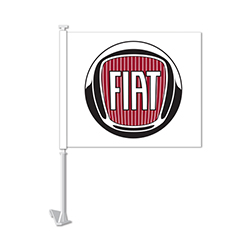 Manufacturer Clip-On Flag - Fiat - Qty. 1