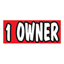 Windshield Banner - 1 Owner - Qty. 1