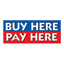 Windshield Banner - Buy Here-Pay Here - Qty. 1