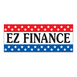 Windshield Banner - EZ Finance - Qty. 1